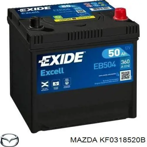 KF0318520B Mazda акумуляторна батарея, акб