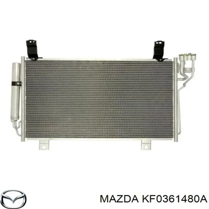 Радіатор кондиціонера KF0361480A Mazda