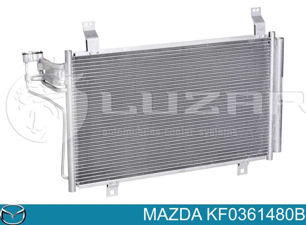 Конденсатор кондиціонера Mazda KF0361480B ціна, від 76.27 USD