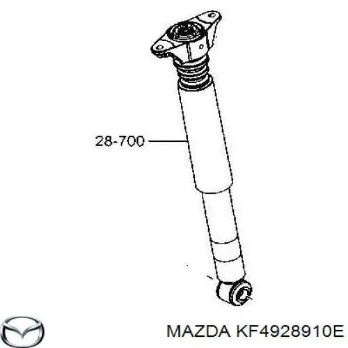 Амортизатор задній KF4928910E Mazda