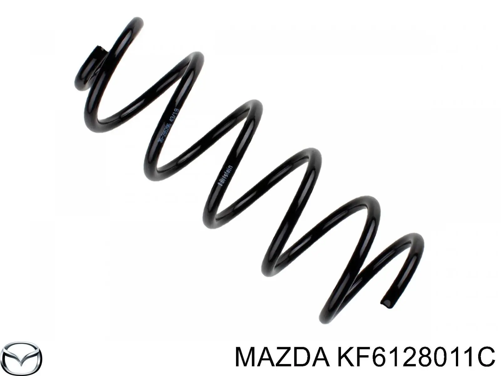 KF6128011 Mazda Пружина підвіски задня