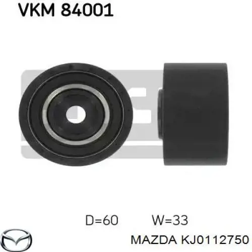 Купити Ролик натягувача ременя ГРМ Mazda Xedos 9 TA