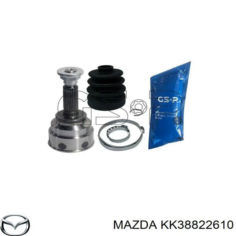 KK38822610 Mazda ШРКШ зовнішній передній, лівий