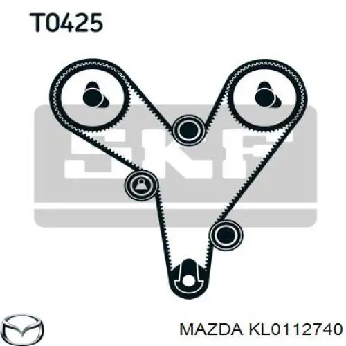 Купити KL0112740 Mazda Ролик паразитний ГРМ