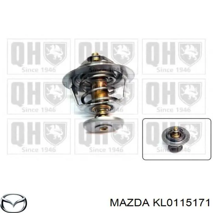 Купити KL0115171 Mazda Термостат в корпусі