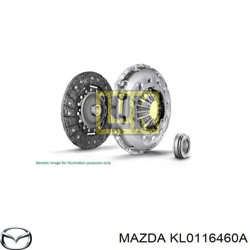 Диск зчеплення KL0116460A Mazda