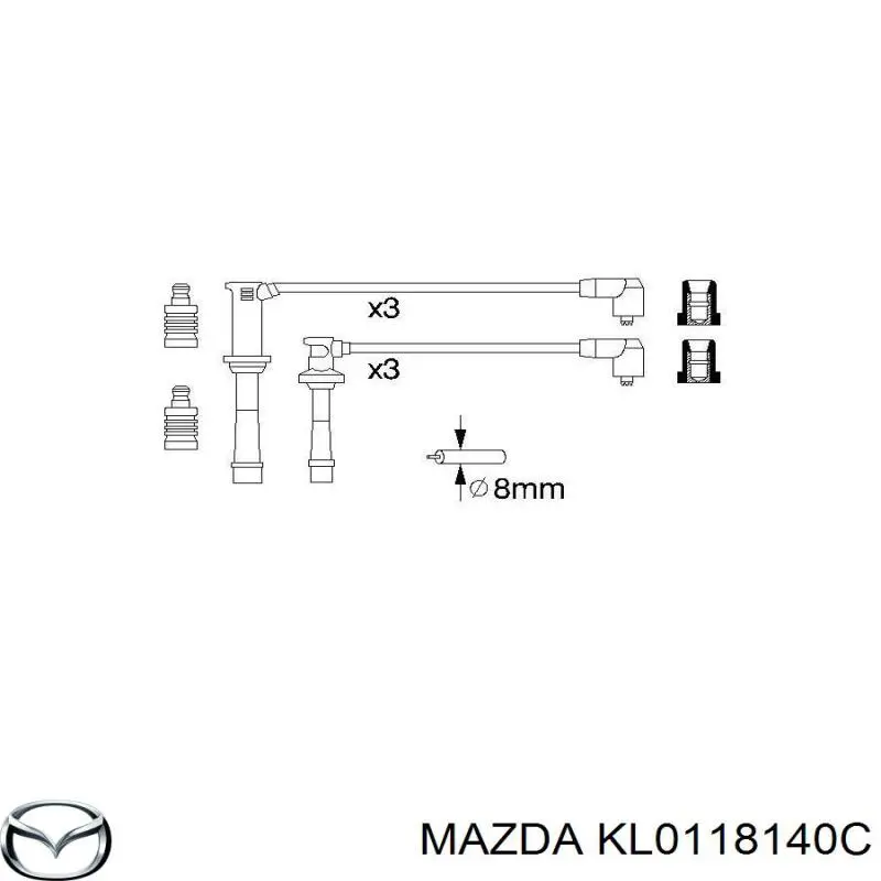 Дроти запалювання Mazda KL0118140C ціна, від 51.12 USD