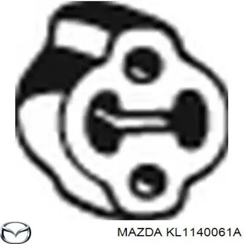 Подушка кріплення глушника Nissan/Infiniti 20651BH00A