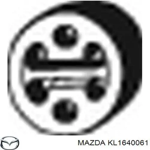KL1540061 Mazda Кронштейн кріплення глушника