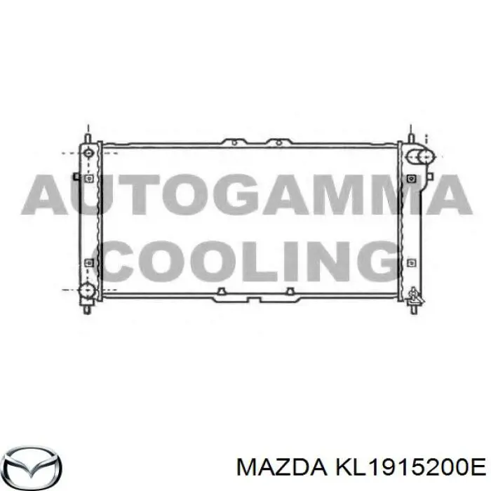 KL1915200E Mazda радіатор охолодження двигуна