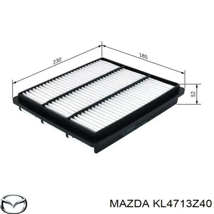 Повітряний фільтр KL4713Z40 Mazda