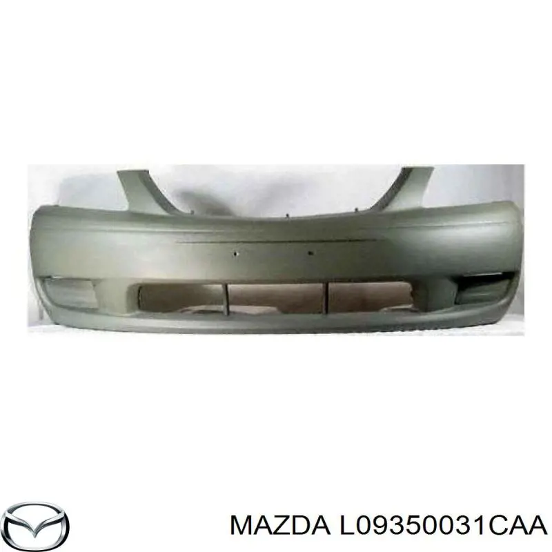 Бампер передній в зборі на Mazda MPV II LW