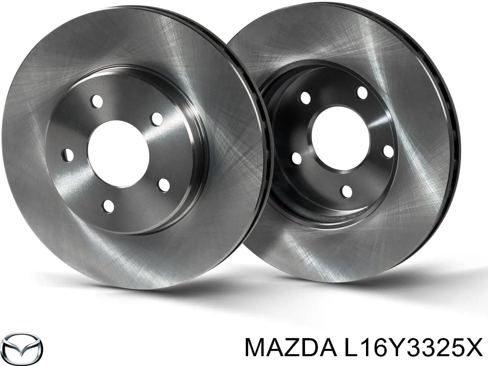 L16Y3325X Mazda диск гальмівний передній