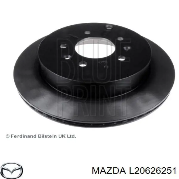 Купити L20626251 Mazda Диск заднього гальма