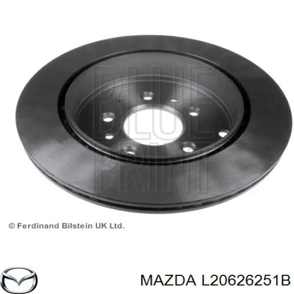 Купити L20626251B Mazda Диск заднього гальма