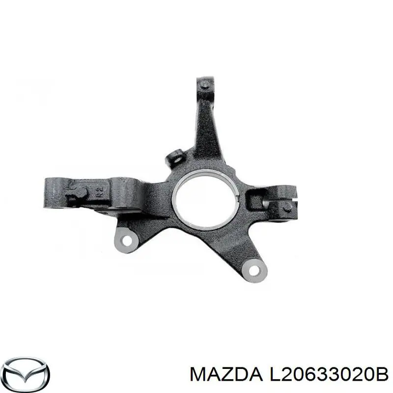 Цапфа передні праві Mazda L20633020B ціна, від 38.05 USD