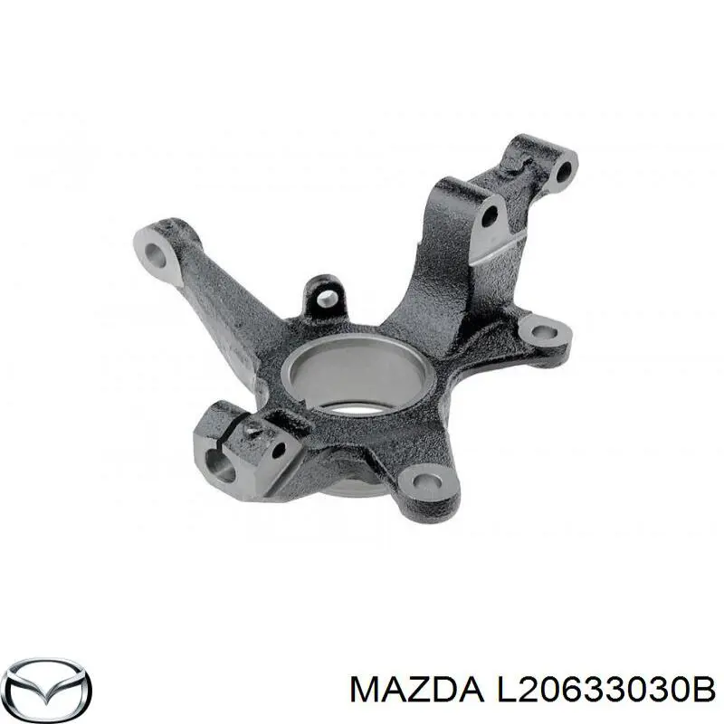 Купити L20633030B Mazda Цапфа - поворотний кулак передній, лівий