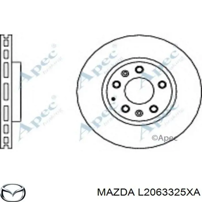 Купити L2063325XA Mazda Ротор гальмівний