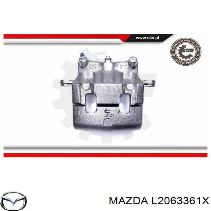 Купити L2063361X Mazda Супорт гальмівний передній правий