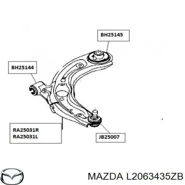 Важіль передній лівий Magneti Marelli ARM507 ціна, від 87.80 USD