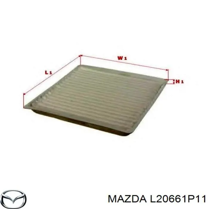L20661P11 Mazda фільтр салону