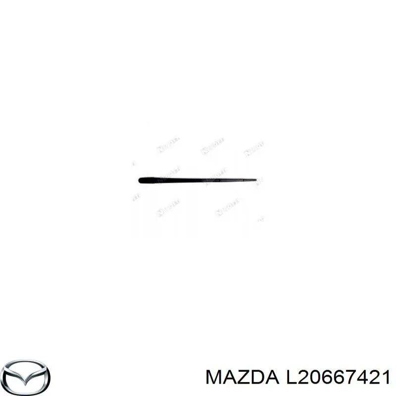 Важіль-поводок склоочисника заднього скла Mazda 6 (GH) (Мазда 6)