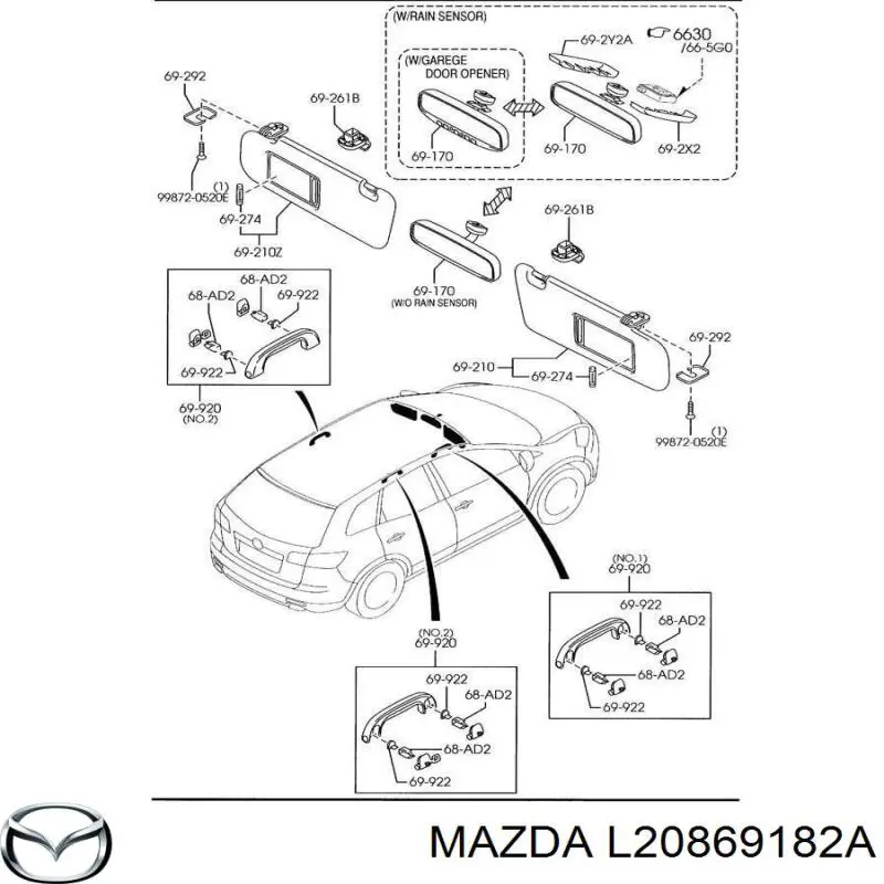  Mazda L20869182A ціна, від 87.42 USD