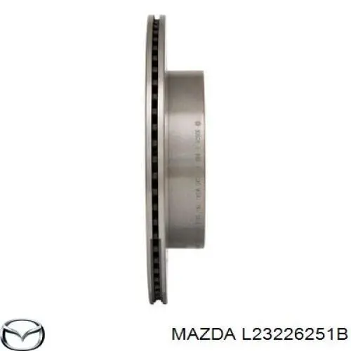 Купити L23226251B Mazda Диск заднього гальма