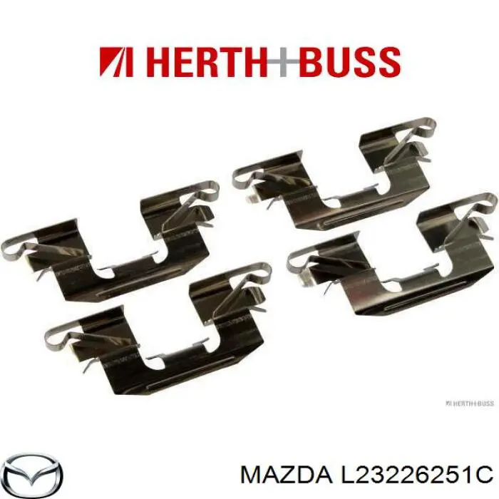 Задні дискові гальма Mazda L23226251C ціна, від 59.67 USD
