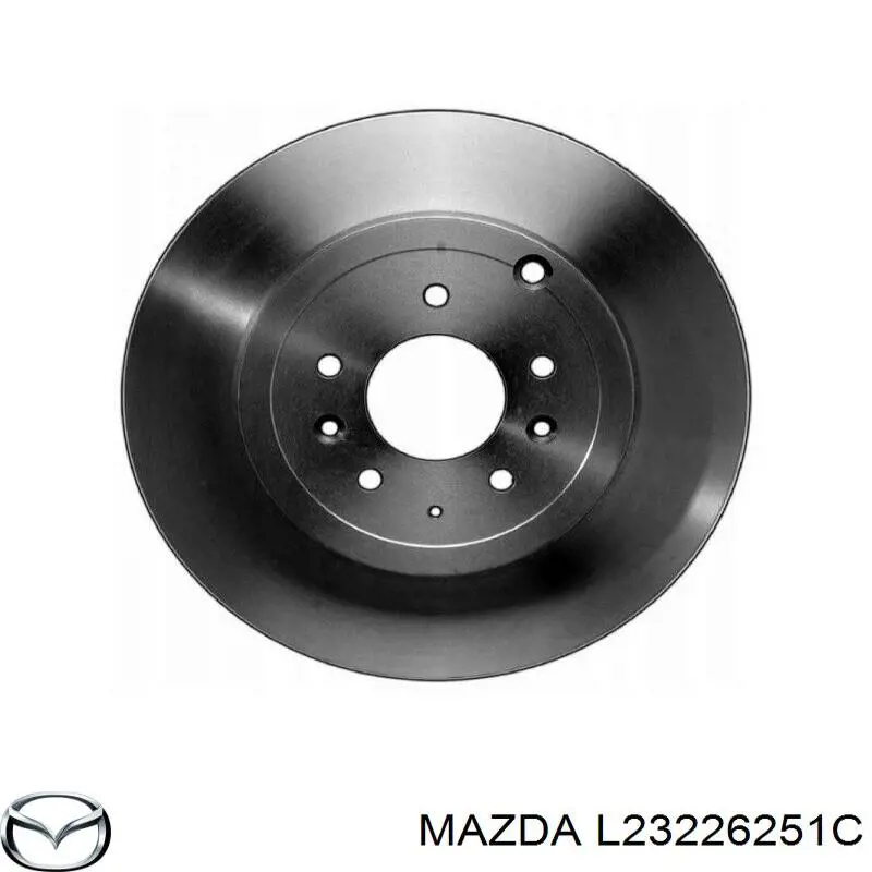 Купити L23226251C Mazda Диск заднього гальма
