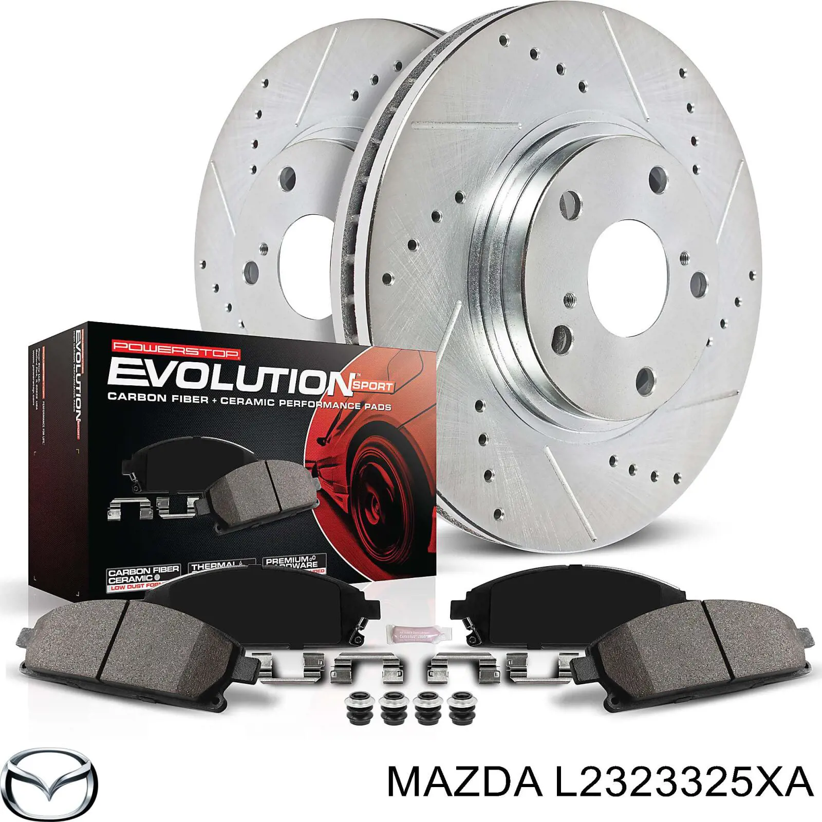 L2323325XA Mazda диск гальмівний передній