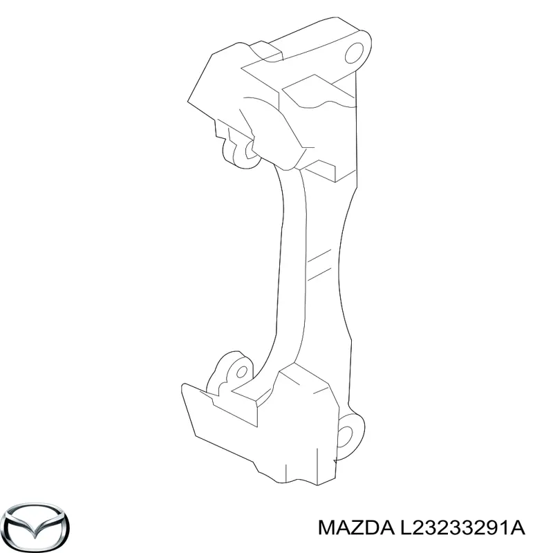 Скоба супорту переднього Mazda CX-7 (ER) (Мазда CX-7)