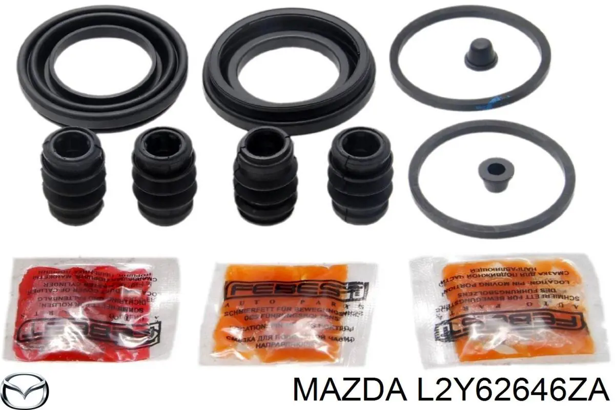 Купити L2Y62646ZA Mazda Супорт гальмівного, заднього