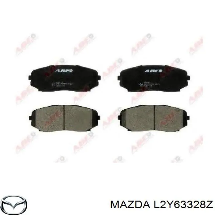 Гальмівні колодки Mazda L2Y63328Z ціна, від 26.70 USD