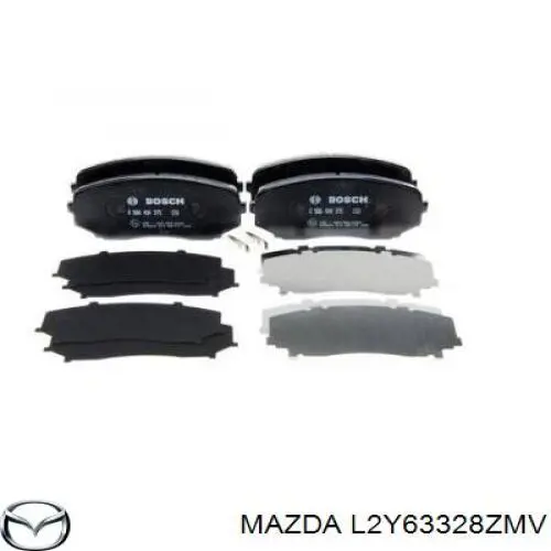 Гальмівні колодки Mazda L2Y63328ZMV ціна, від 27.16 USD