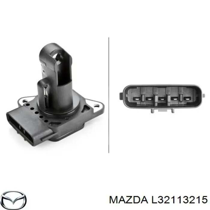 Датчик масової витрати повітря Mazda L32113215 ціна, від 36.89 USD