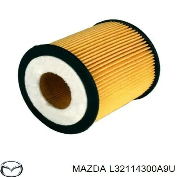 L32114300A9U Mazda Кришка масляного фільтра