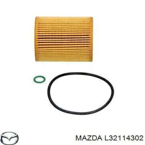 Купити L32114302 Mazda Фільтр очищення масла відцентровий