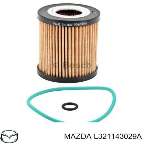 Масляний фільтр двигуна Mazda L321143029A ціна, від 4.62 USD