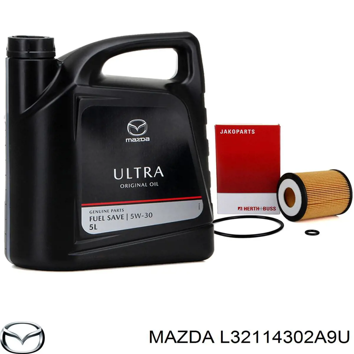 Масляний фільтр двигуна Mazda L32114302A9U ціна, від 4.61 USD