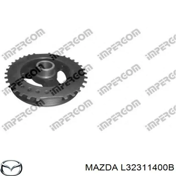 Шків колінвала (демпфер ) Mazda L32311400B ціна, від 48.88 USD