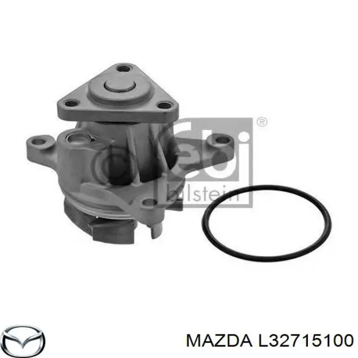 Купити L32715100 Mazda Насос охолоджуючої рідини