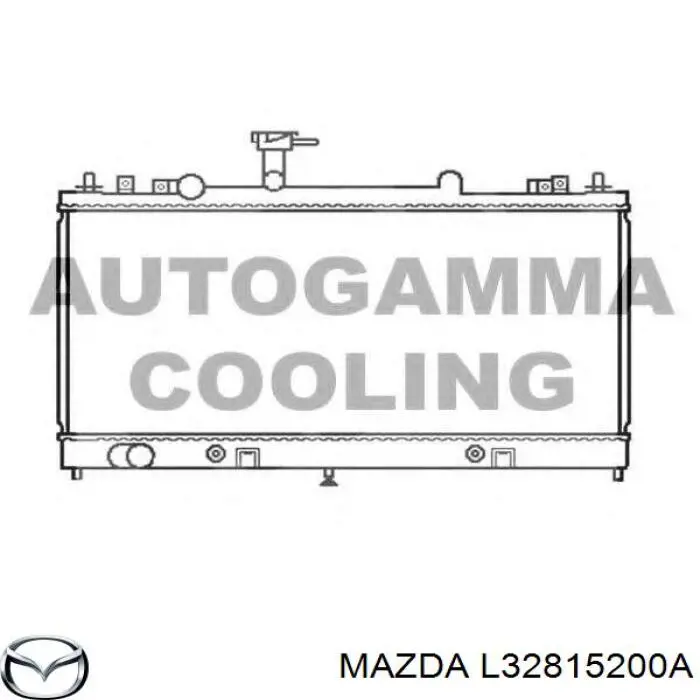 Радіатор основний Mazda L32815200A ціна, від 107.30 USD