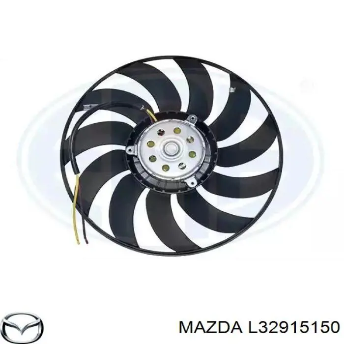 L32915150 Mazda Електродвигун вентилятора системи охолодження
