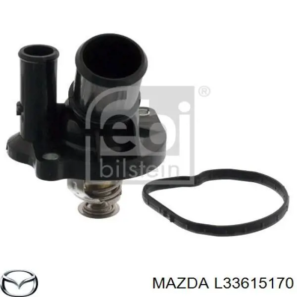 Купити L33615170 Mazda Термостат в корпусі