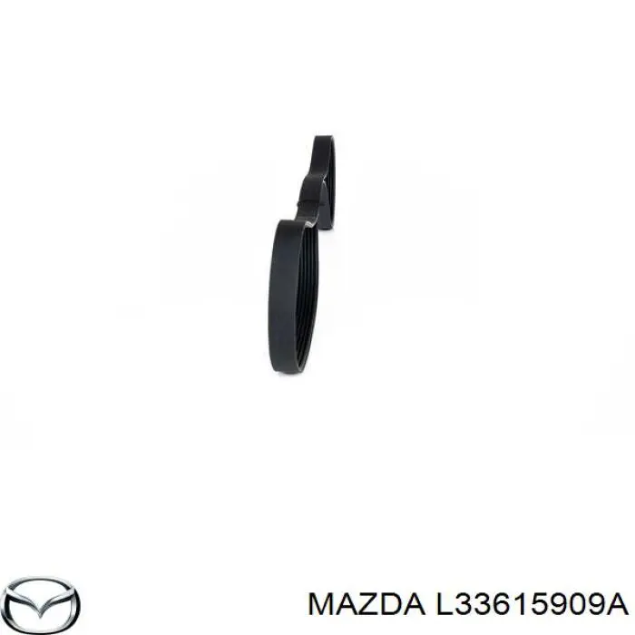 Клиновий ремінь Mazda L33615909A ціна, від 16.87 USD
