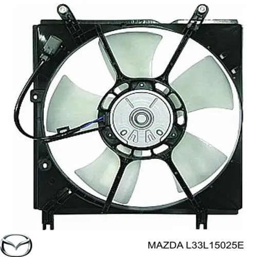 Купити L33L15025E Mazda Дифузор радіатора охолодження, в зборі з двигуном і крильчаткою