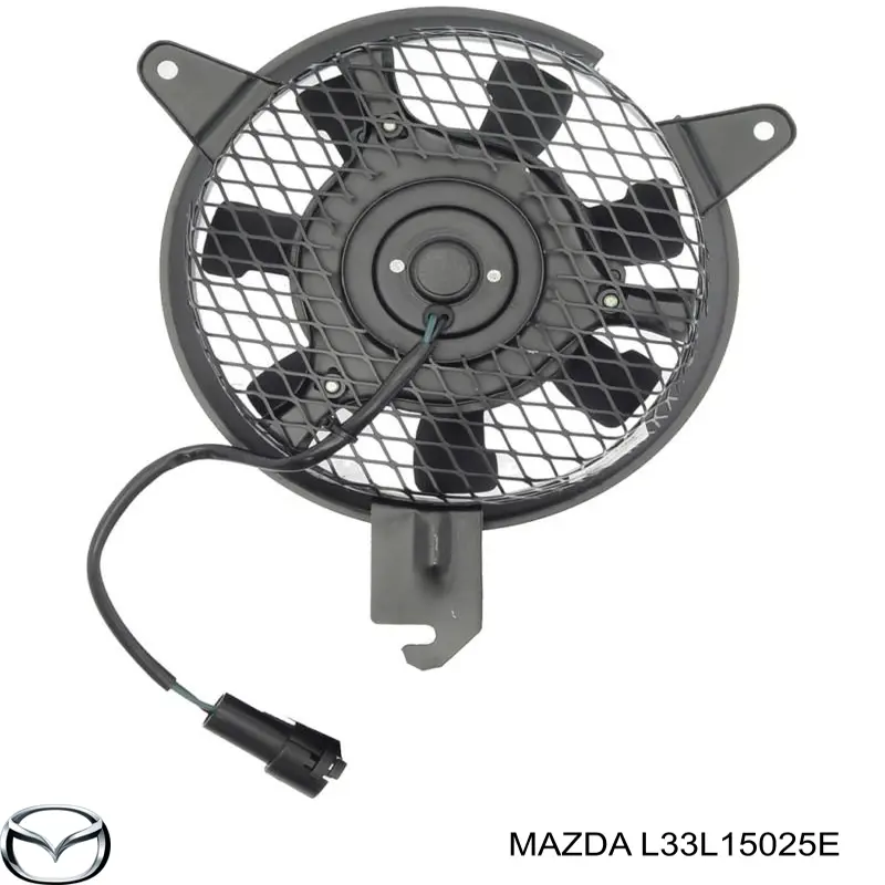 L33L15025E Mazda Дифузор радіатора охолодження, в зборі з мотором і крильчаткою