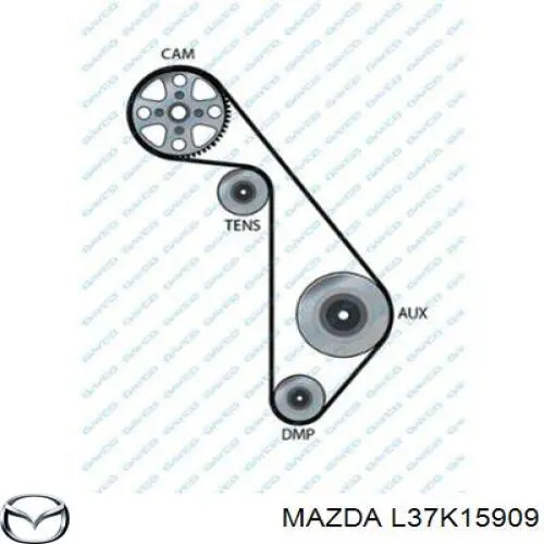 Купити L37K15909 Mazda Ремінь генератора