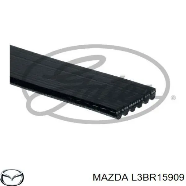 Ремінь приводний, агрегатів L3BR15909 Mazda